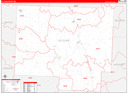 Red Line Map Example